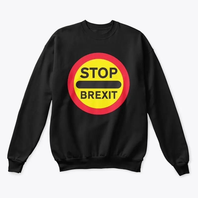 Stop Brexit Lollipop School Patrol Sign