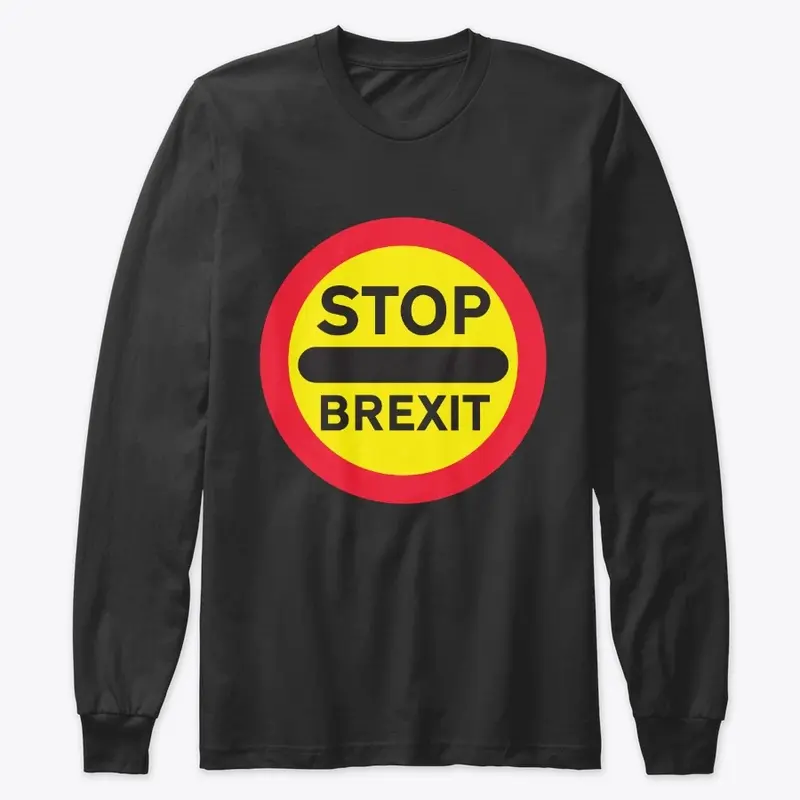 Stop Brexit Lollipop School Patrol Sign